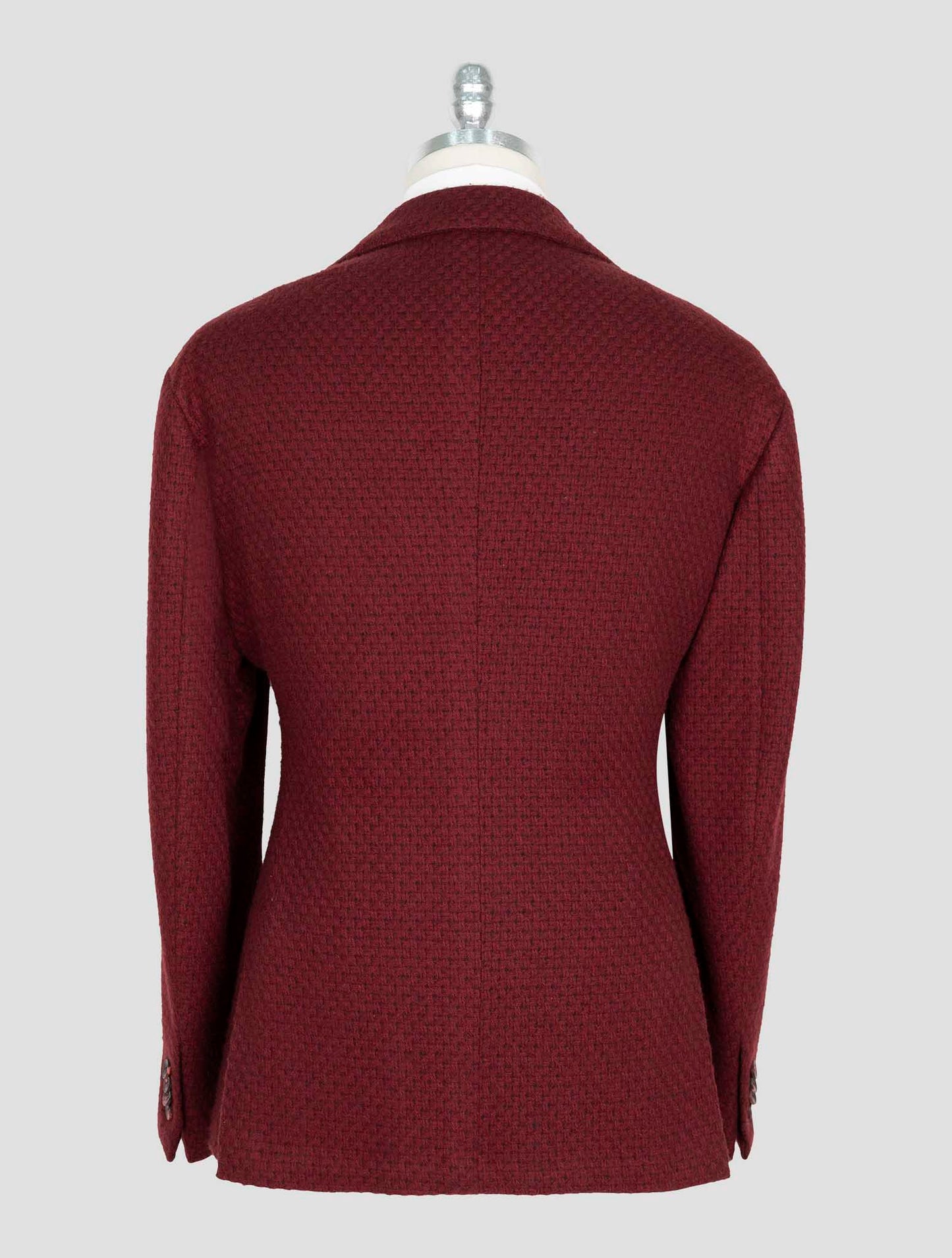 Kiton Burgundy Cashmere Blazer