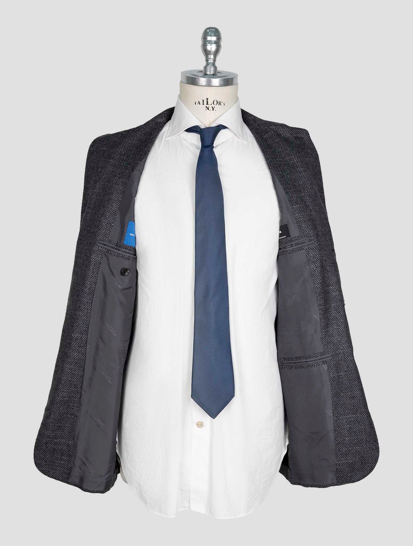 Kiton Dark Gray Cashmere Silk Blazer