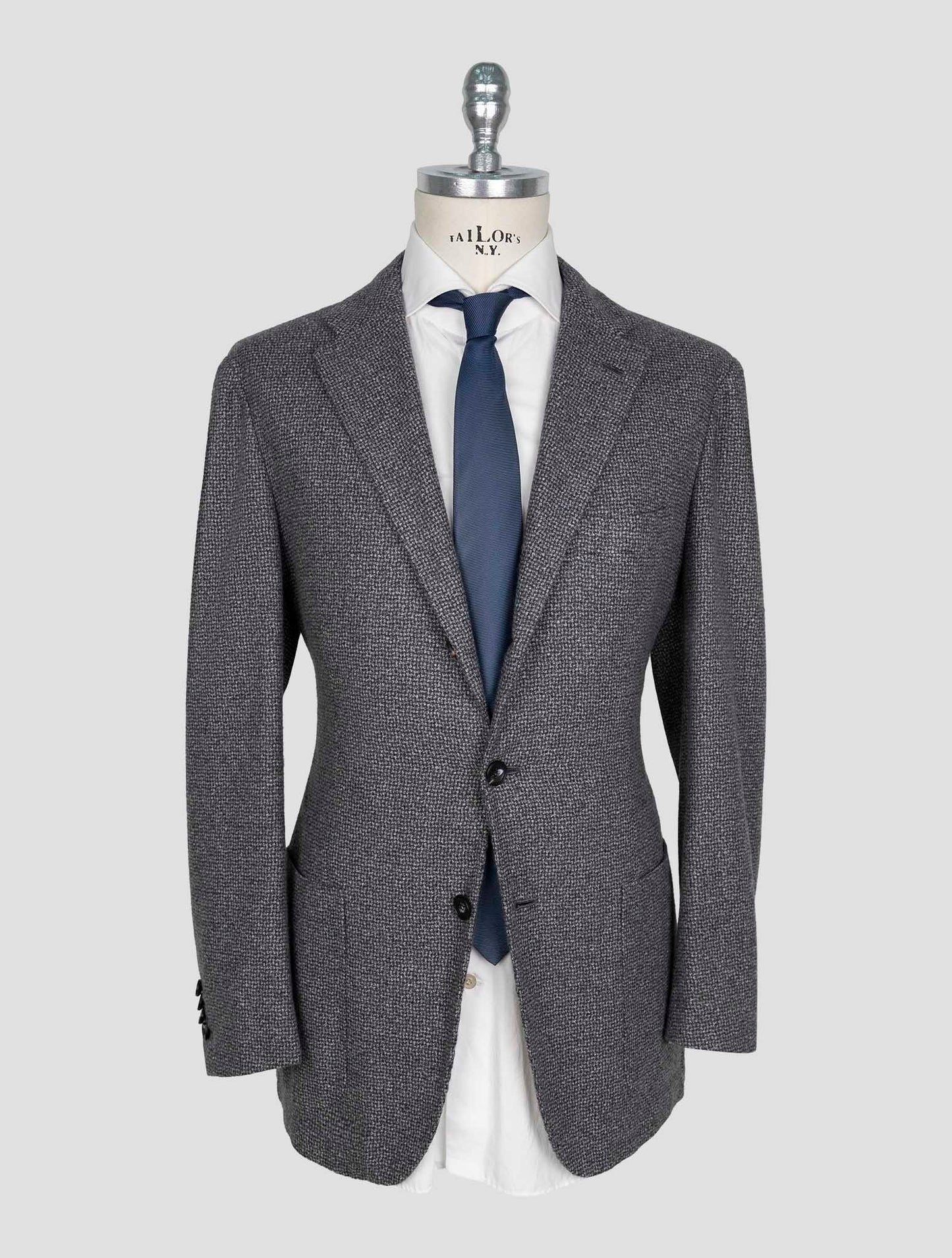 Kiton Dark Gray Cashmere Blazer