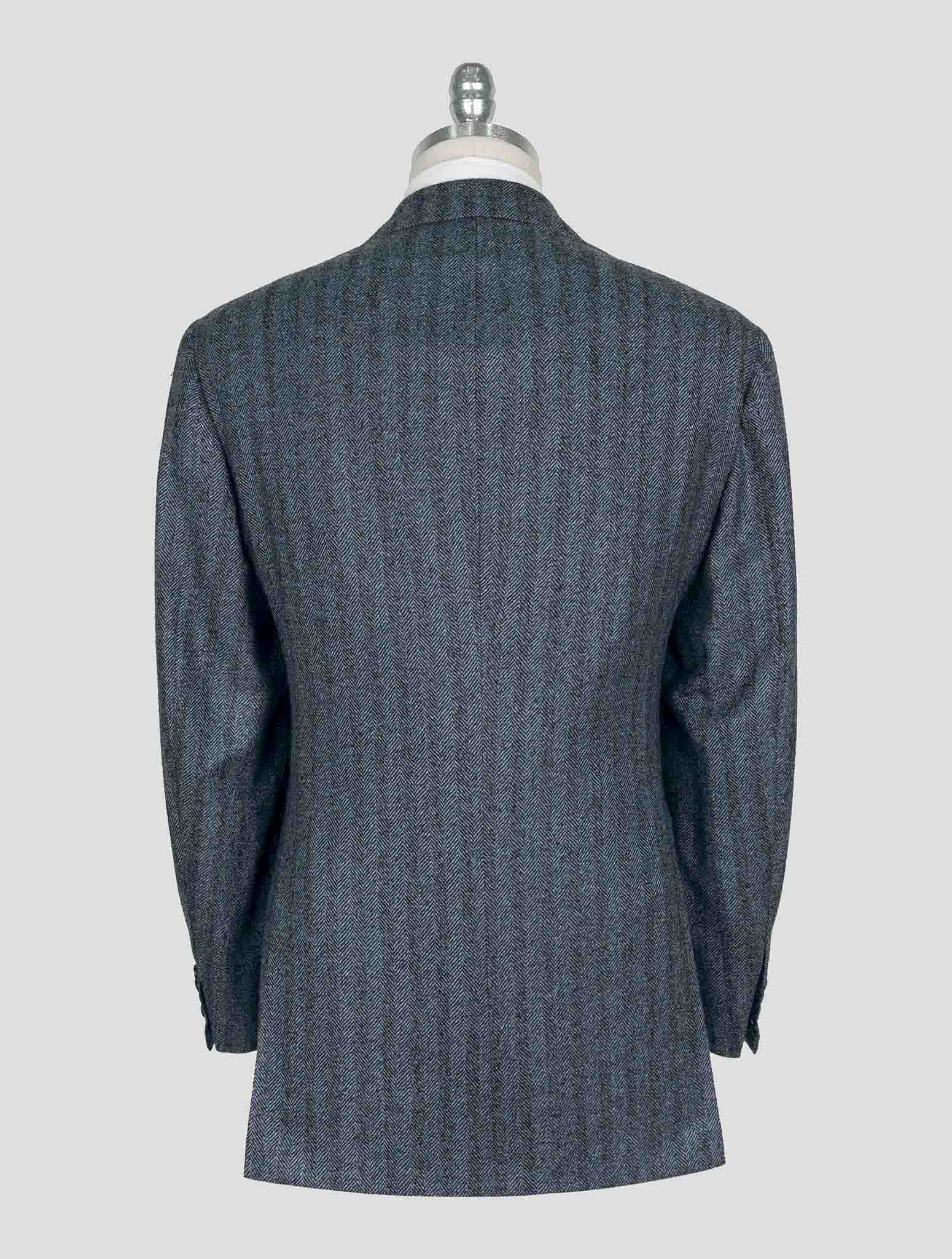 Kiton Blue Gray Cashmere Blazer