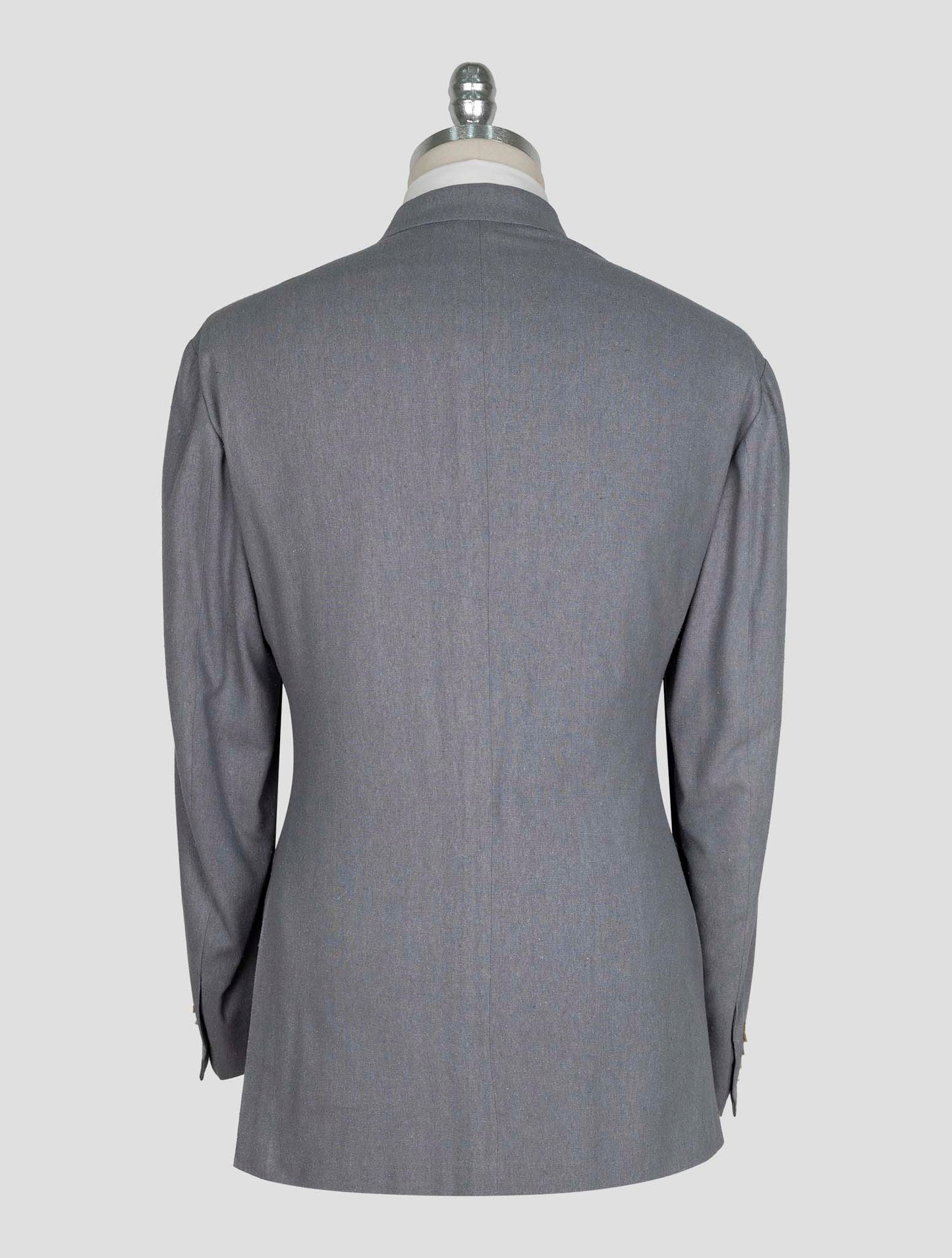 Kiton Gray Silk Blazer