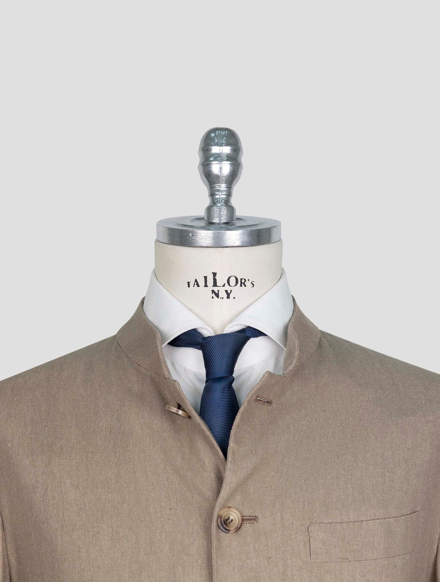 Kiton Brown Silk Blazer
