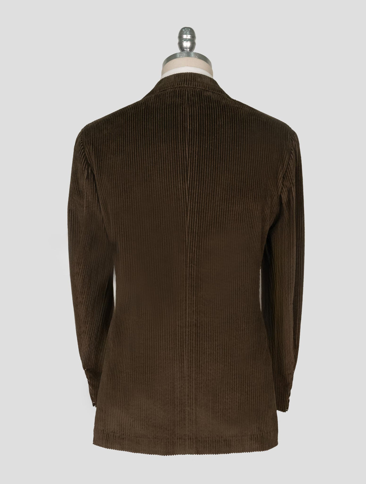 Kiton Brown Cotton Velvet Blazer