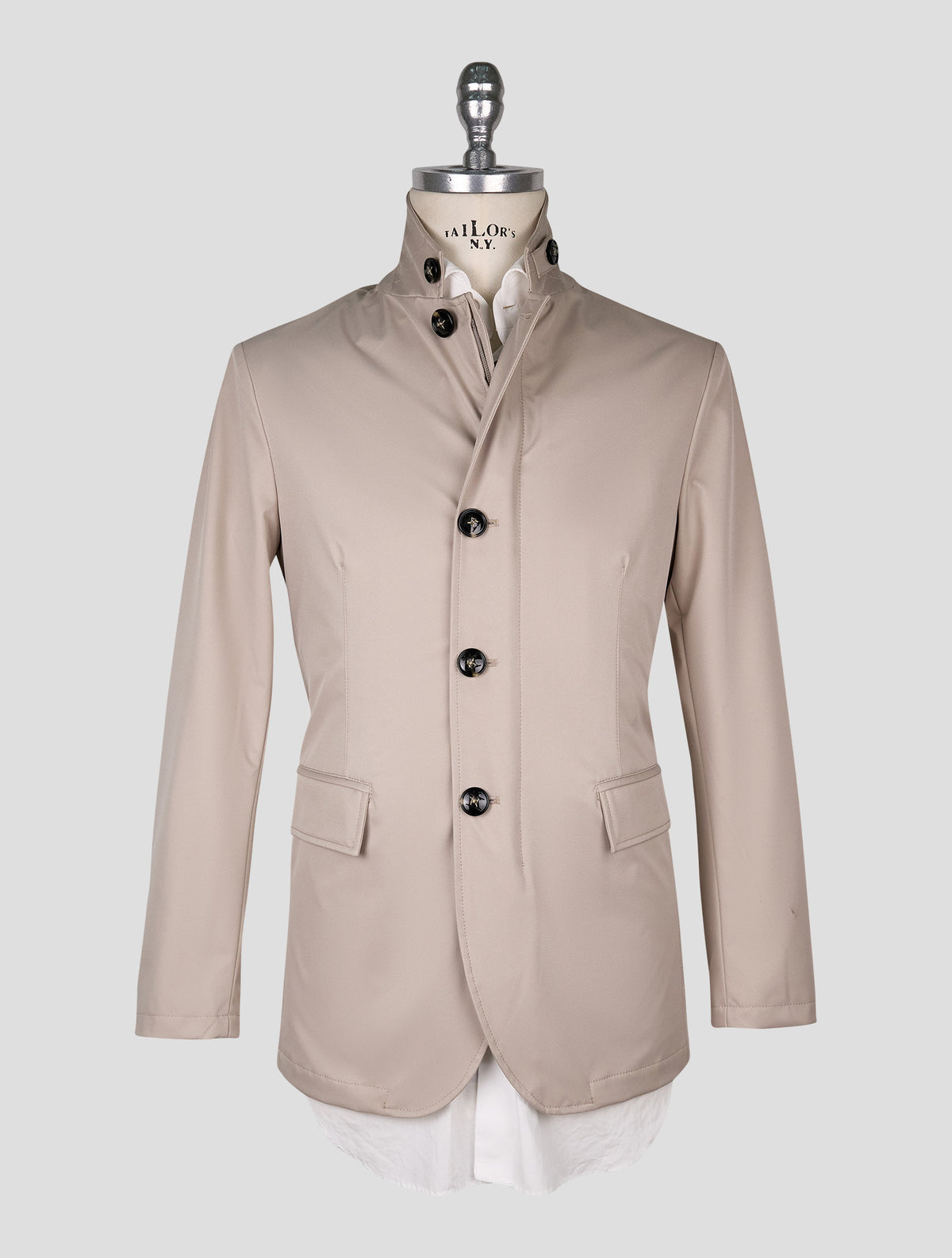 Kiton Beige Pl Coat