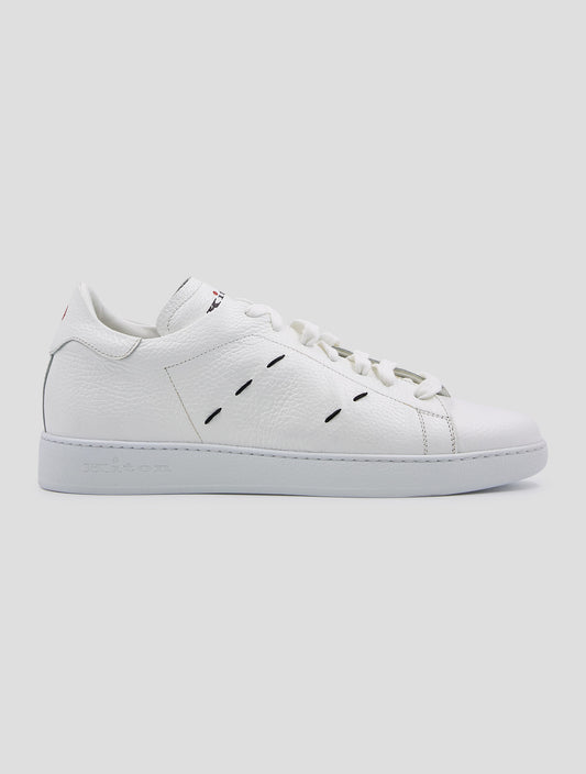 Kiton White Leather Sneakers