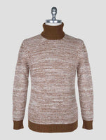 Kiton Brown Cashmere Sweater Turtleneck