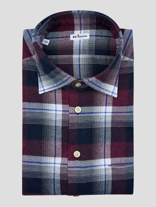 Kiton Multicolor Cotton Shirt Nerano