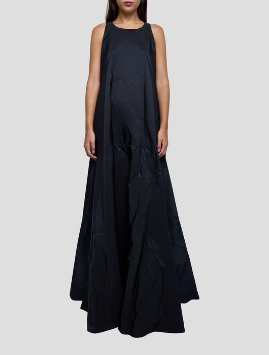 Kiton Black Silk Dress Women