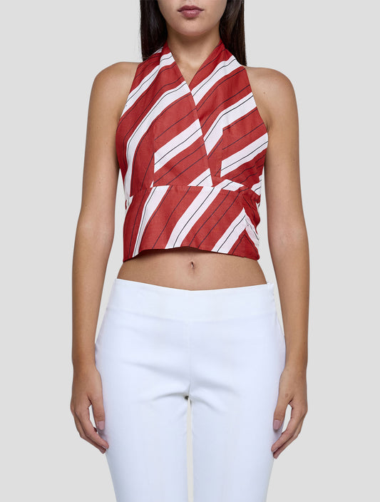 Kiton Multicolor Cotton Silk Tank Top Women