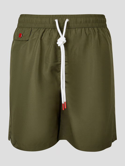 Kiton Green Pl Swim Trunks