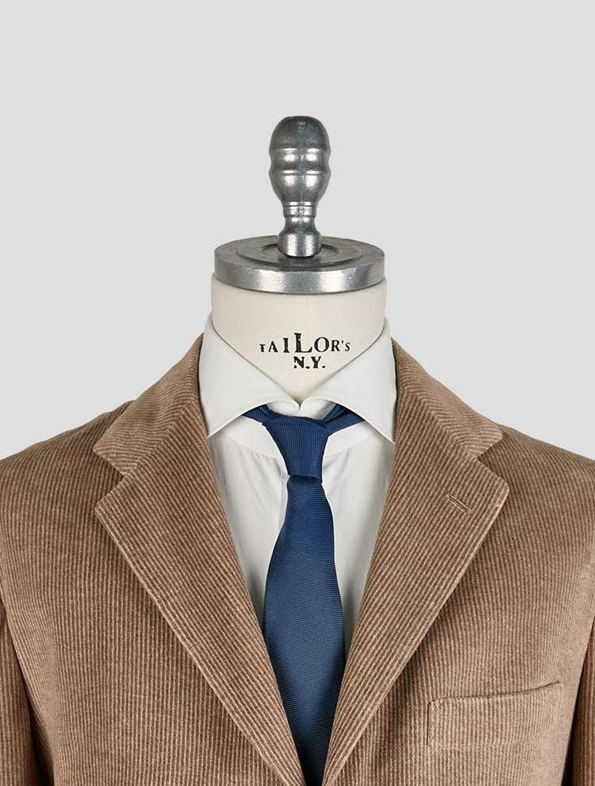 Kiton Knt Brown Cotton Pa Velvet Suit