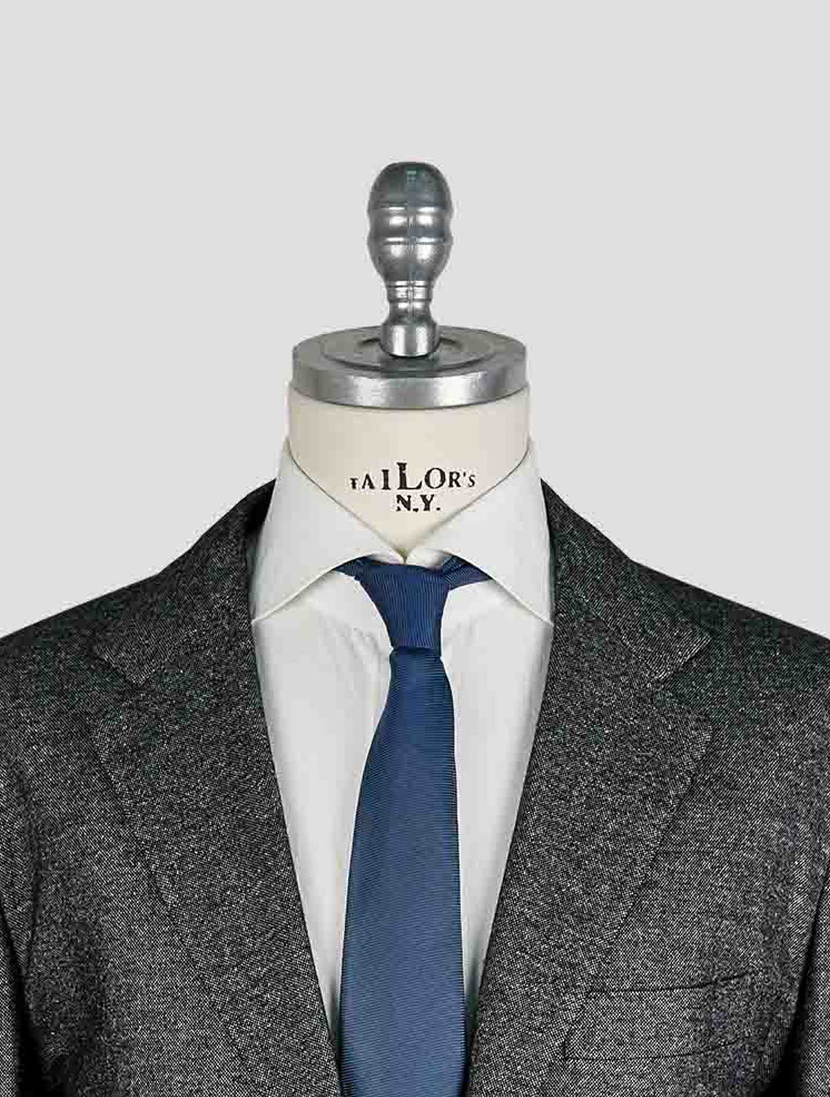 Kiton Knt Gray Cashmere Silk Suit