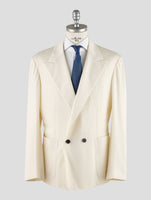 Kiton Knt White Cashmere Blazer