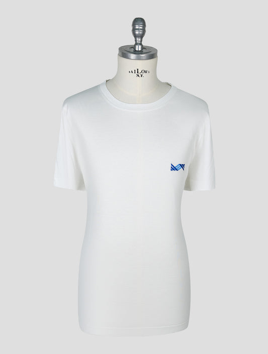 Kiton Knt White Cotton T-Shirt