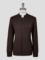 Kiton Knt Brown Cotton Silk Cardigan