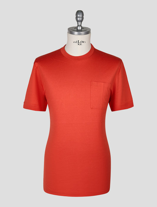 Kiton Knt Coral Cotton T-Shirt